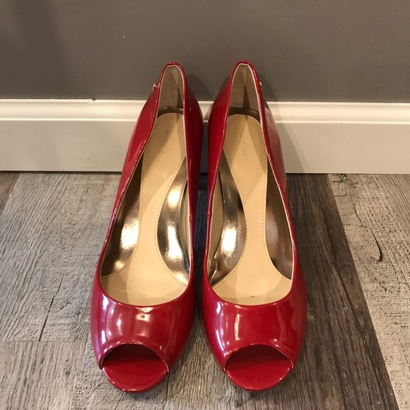 Calvin Klein Shoes - 3/$15❤️ Calvin Klein Red Heels
